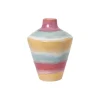 Kähler Vaser * Poppery vase med æble, pink/mint/gul