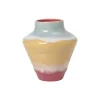 Kähler Vaser * Poppery vase, pink/mint/gul