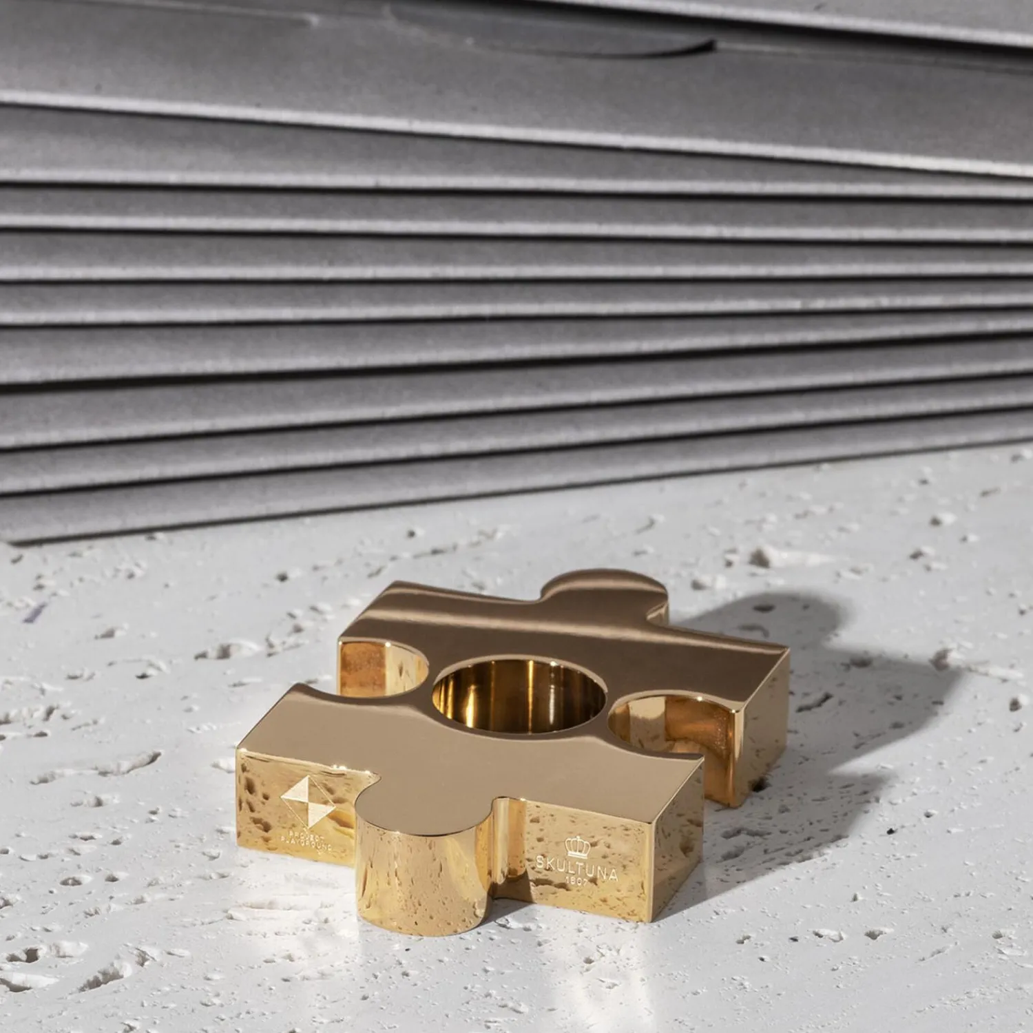Skultuna Lysestager * Project Playground Puzzle Candleholder