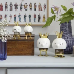 Hoptimist Figurer & Glaskunst-Queen, white