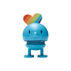 Hoptimist Figurer & Glaskunst * Rainbow, turquoise