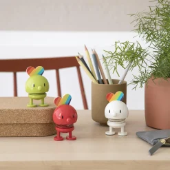 Hoptimist Figurer & Glaskunst-Rainbow, white