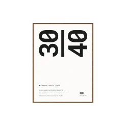 Paper Collective Plakater & Rammer-Ramme, dark oak