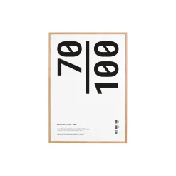 Paper Collective Plakater & Rammer-Ramme, oak