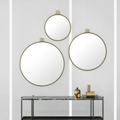 GUBI Vægspejle-Randaccio Wall Mirror, antique brass