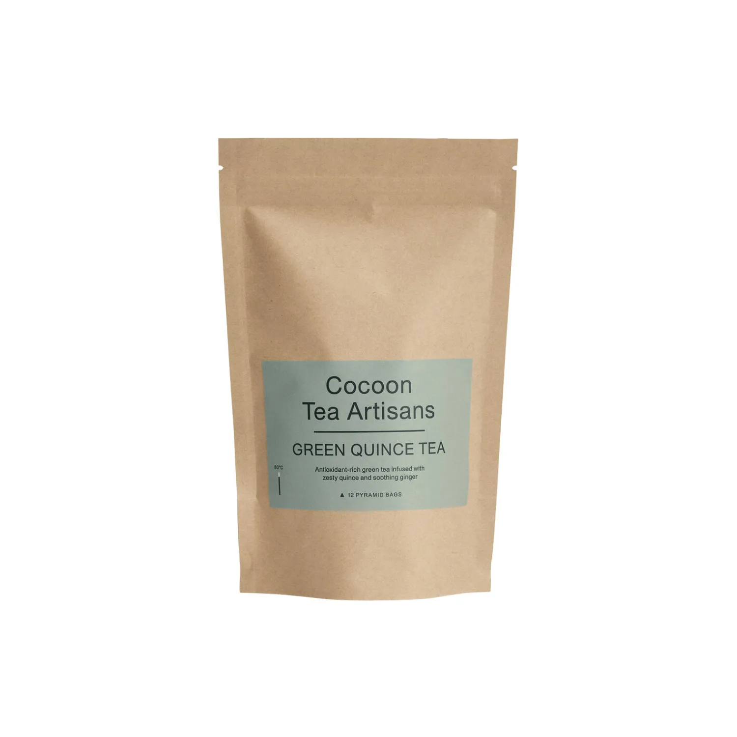Cocoon Tea Artisans Delikatesser-Refill Bag, green tea quince