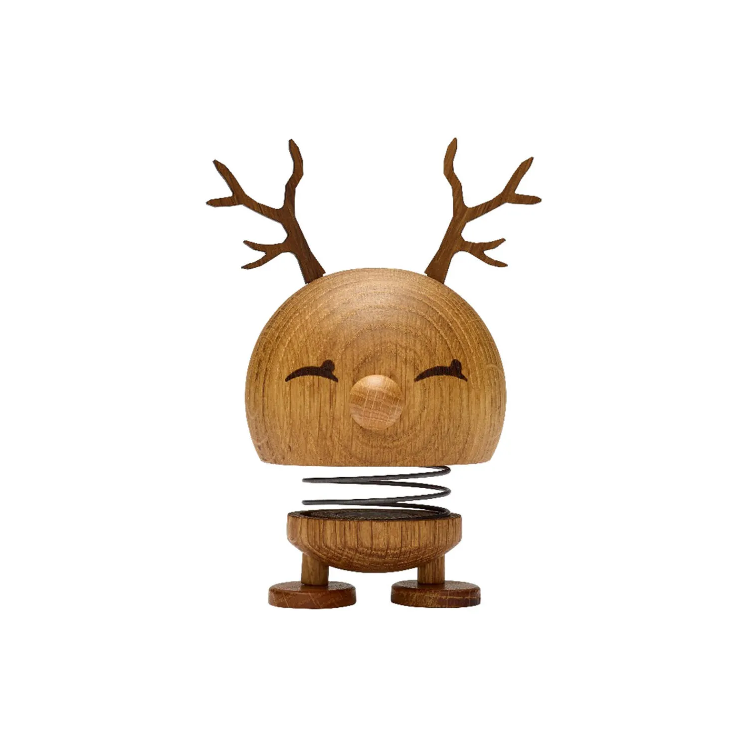 Hoptimist Figurer & Glaskunst * Reindeer Bumble, white