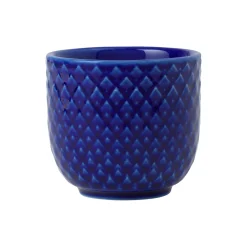 Lyngby Porcelæn Diverse-Rhombe Color æggebæger, mørk blå