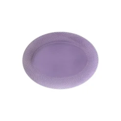 Lyngby Porcelæn Skåle & Fade * Rhombe Color ovalt serveringsfad,