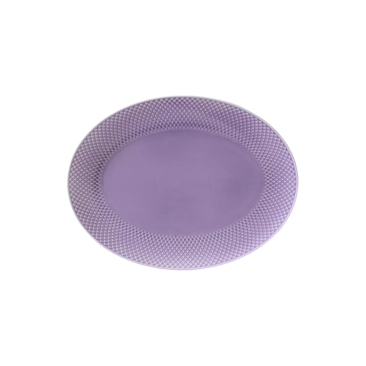 Lyngby Porcelæn Skåle & Fade * Rhombe Color ovalt serveringsfad,
