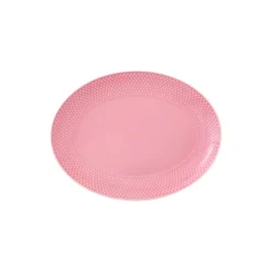 Lyngby Porcelæn Skåle & Fade * Rhombe Color ovalt serveringsfad,