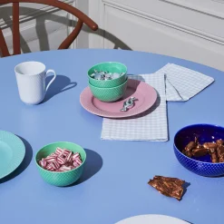 Lyngby Porcelæn Skåle & Fade-Rhombe Color skål, mørk blå