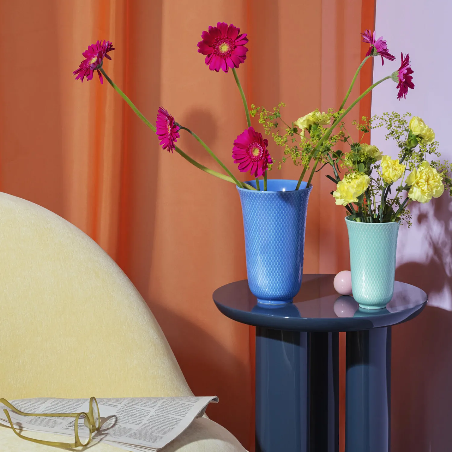 Lyngby Porcelæn Vaser-Rhombe Color vase,