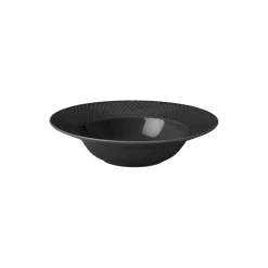 Lyngby Porcelæn Tallerkener-Rhombe Earth Dyb tallerken Ø 24.5 cm, slate