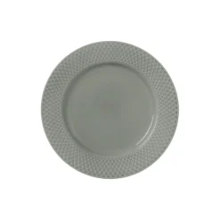 Lyngby Porcelæn Tallerkener * Rhombe Earth Frokosttallerken Ø 21 cm, moss