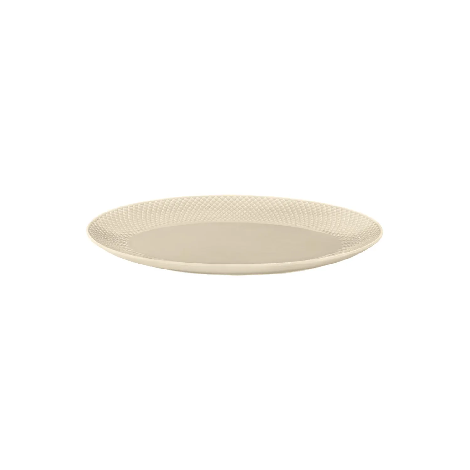 Lyngby Porcelæn Skåle & Fade * Rhombe Earth Ovalt serveringsfad,