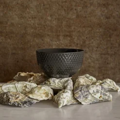 Lyngby Porcelæn Skåle & Fade * Rhombe Earth Skål, slate