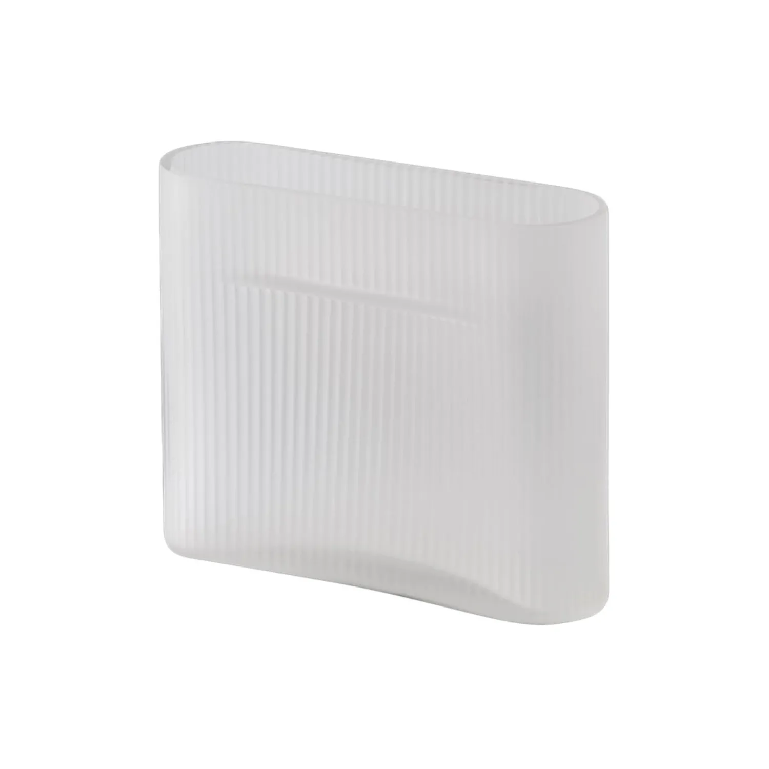 Muuto Vaser-Ridge Vase, /frosted glass