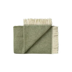 Silkeborg Uldspinderi Plaider-Rømø plaid, 00186 forest floor green