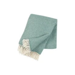 Klippan Yllefabrik Plaider-Samba uld plaid, mint