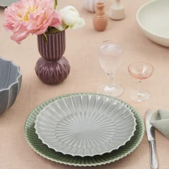 Dottir Nordic Design Tallerkener * Samsurium Lunch Plate frokosttallerken Ø 22 cm, blue/grey