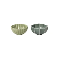 Dottir Nordic Design Skåle, Bakker & Fade-Samsurium sæt af 2 mini skåle, wasabi & spruce