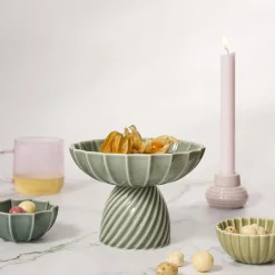Dottir Nordic Design Skåle, Bakker & Fade-Samsurium sæt af 2 mini skåle, wasabi & spruce