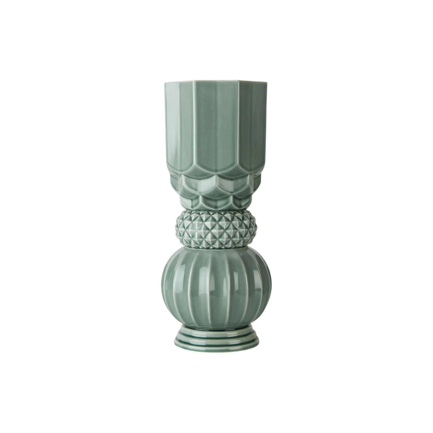 Dottir Nordic Design Vaser * Samsurium Towerbell vase, peacock