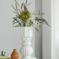 Dottir Nordic Design Vaser-Samsurium Towerbell vase, white