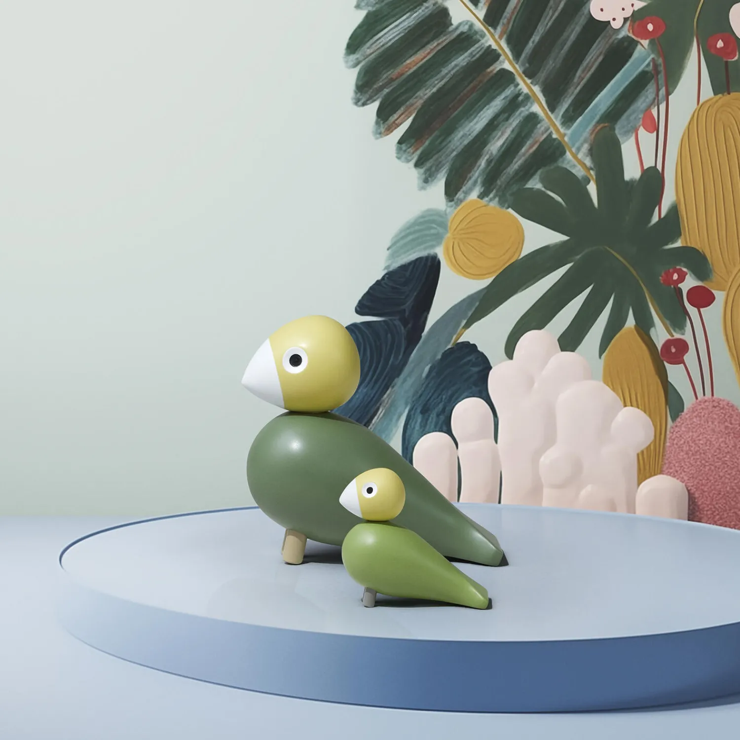 Kay Bojesen Denmark Figurer & Glaskunst * Sangfugle Liv & Lykke