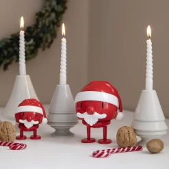 Hoptimist Figurer & Glaskunst-Santa Claus Bumble, red