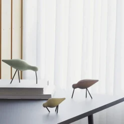 Normann Copenhagen Figurer & Glaskunst-Shorebird, dusty green