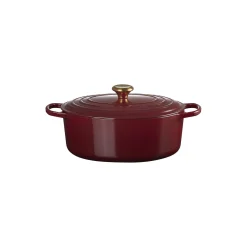 Le Creuset Gryder & Pander * Signature oval gryde 6,3 L, garnet
