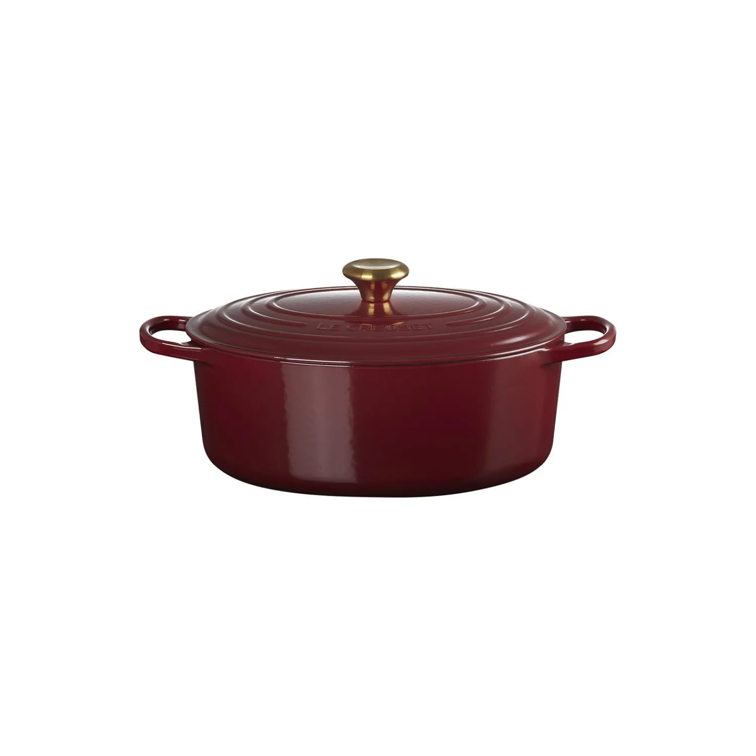 Le Creuset Gryder & Pander * Signature oval gryde 6,3 L, garnet
