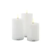 Sirius Home Lys & Duftlys-Sille genopladelige lys, white