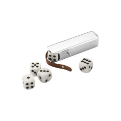 Georg Jensen Bøger & Puslespil * Sky 5 terninger i etui