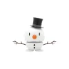 Hoptimist Figurer & Glaskunst-Snowman, hvid