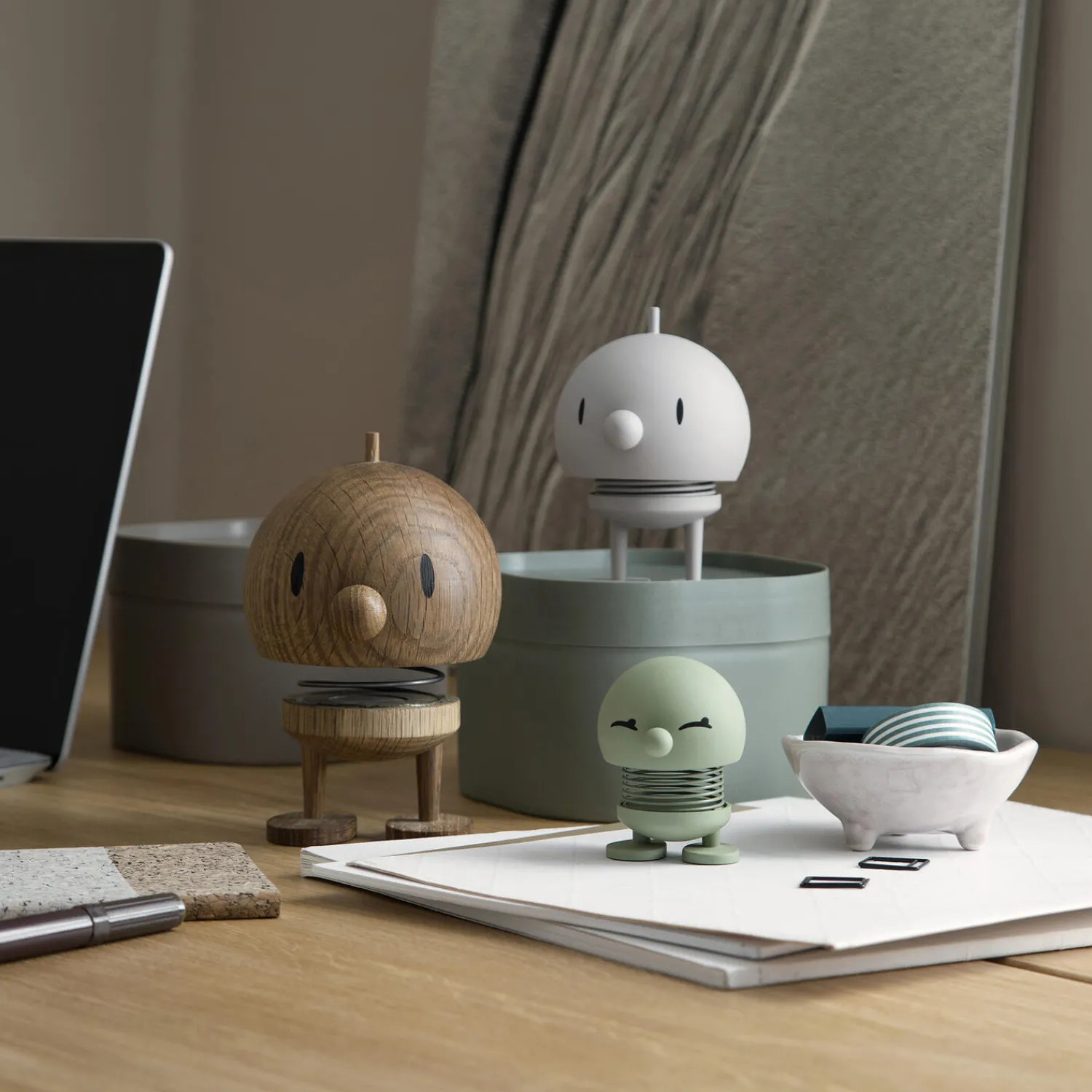 Hoptimist Figurer & Glaskunst-Soft Bumble, ash
