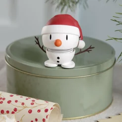 Hoptimist Figurer & Glaskunst-Soft Santa Snowman S, white