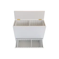 DesignLife Affaldssortering * SORTED Premium Tall affaldssortering, white/RAL 9010
