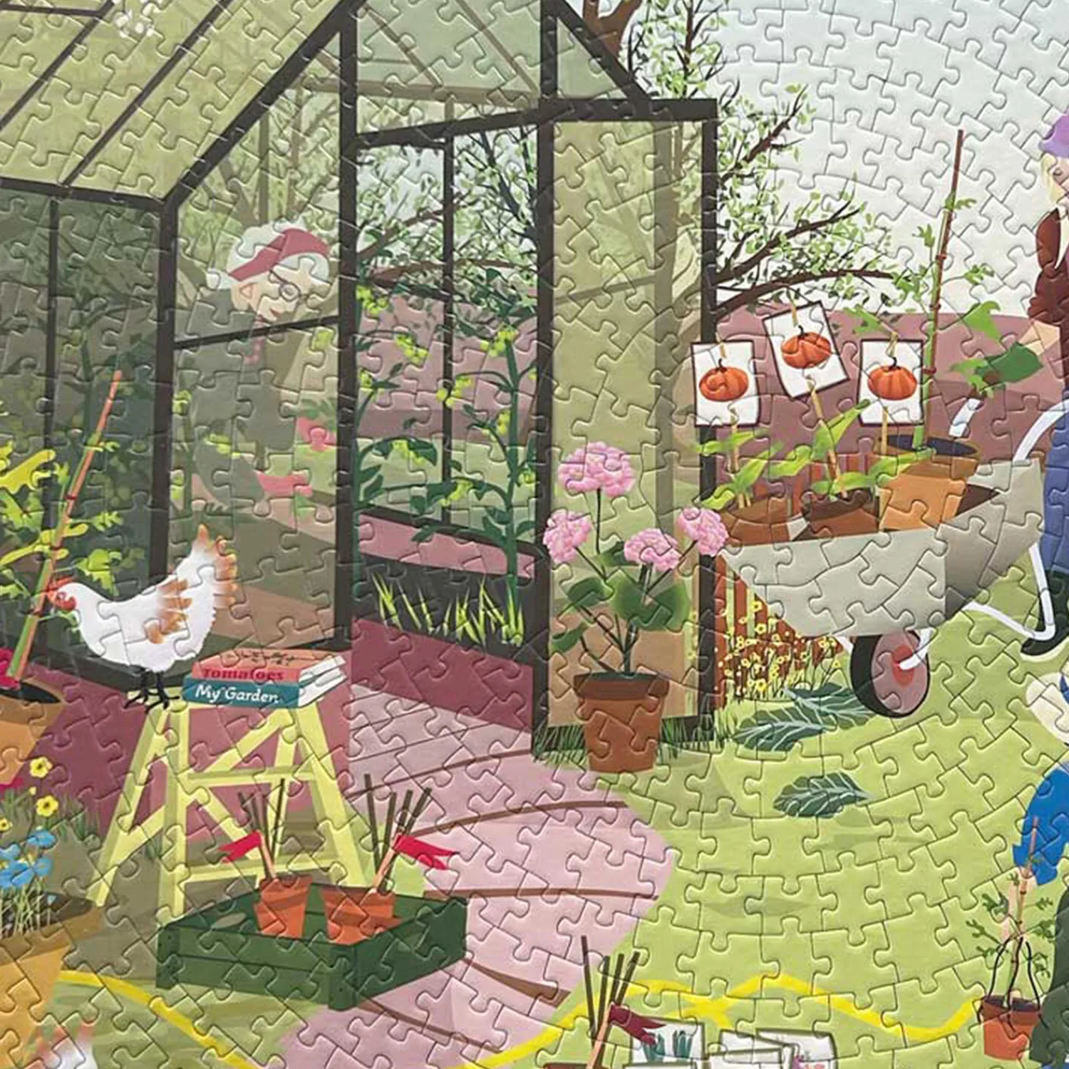 ViSSEVASSE Bøger & Puslespil-Spring Feeling puslespil 1000 brikker