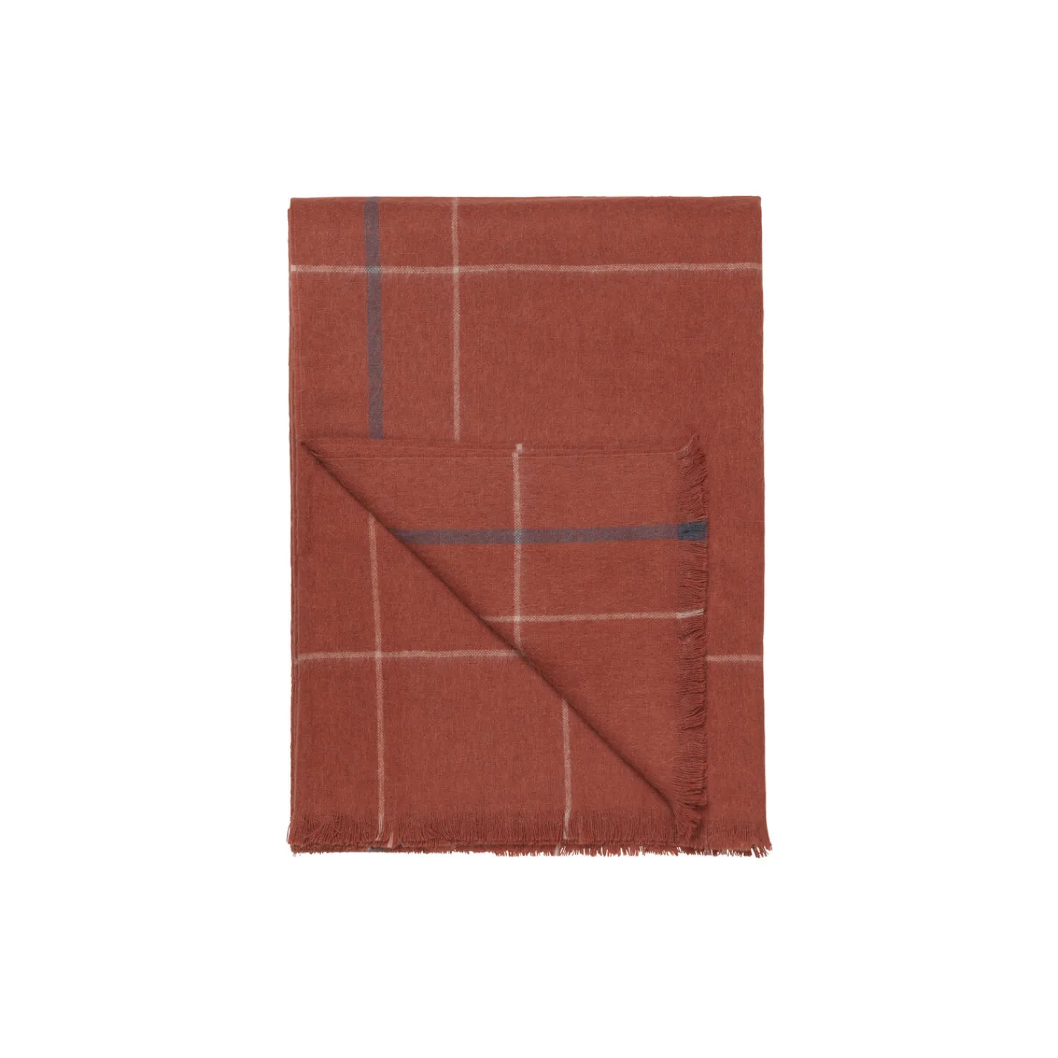 ELVANG Plaider-Square plaid, rusty