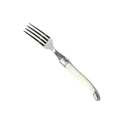 Laguiole Tradition Bestik-Steakgaffel, hvid ben