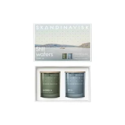 Skandinavisk Lys & Duftlys * STILL WATERS Scented Candle Giftset