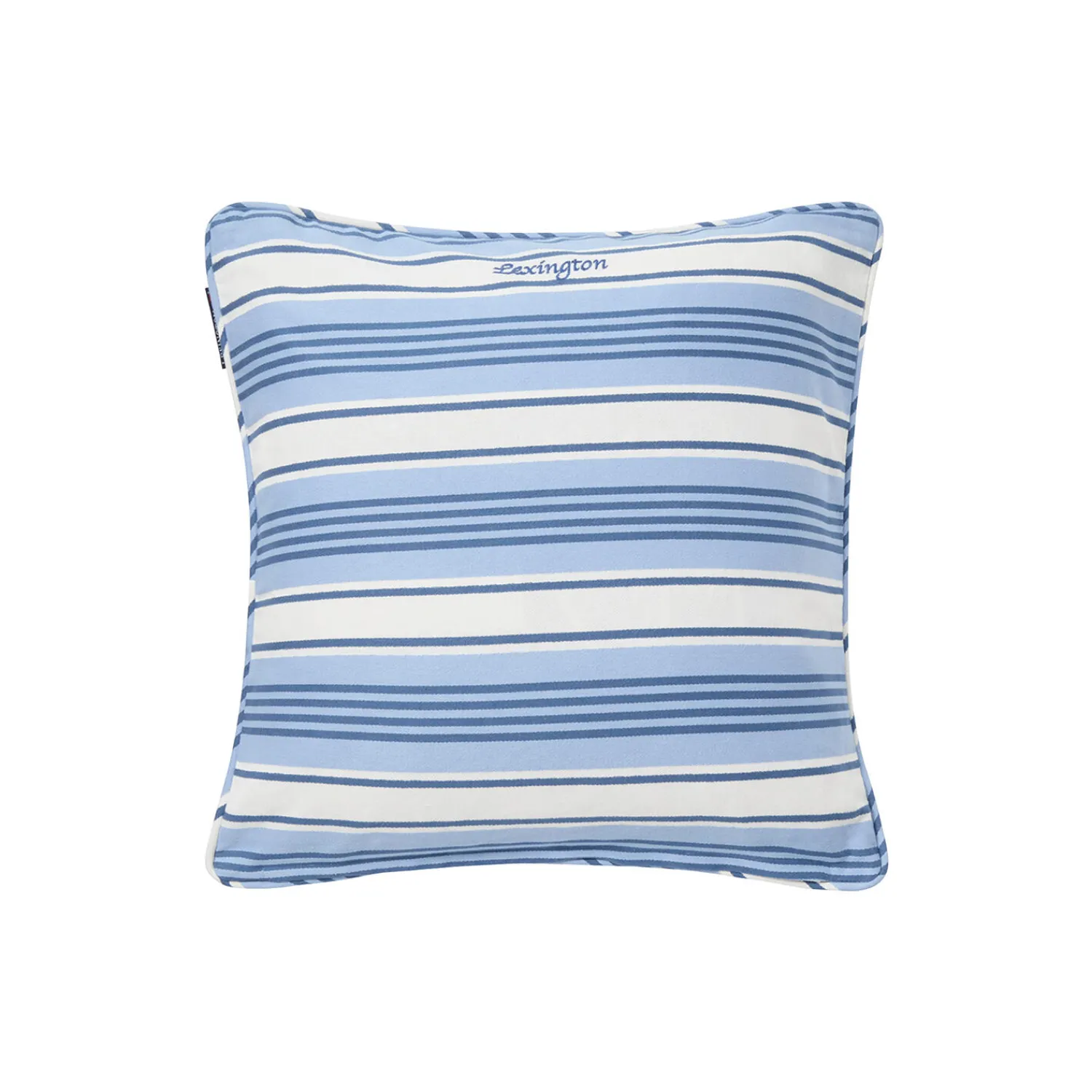 Lexington Pyntepuder & Hynder-Striped Organic Cotton Twill Cushion Cover,