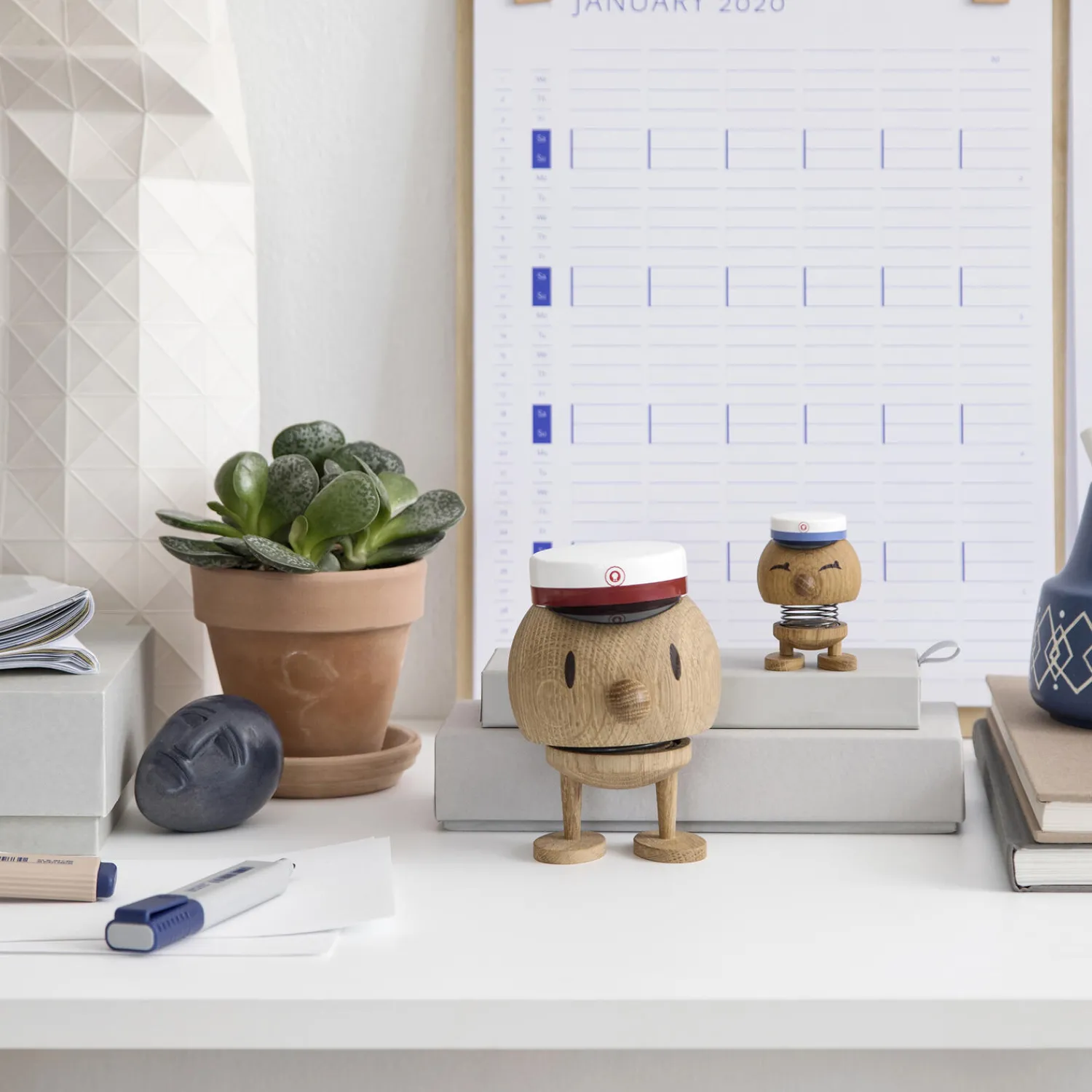 Hoptimist Figurer & Glaskunst-Student Bimble, oak