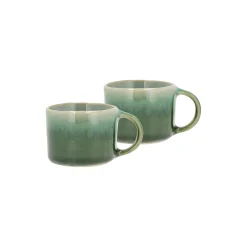 Villa Collection Kopper & Krus * Styles espressokop 2 stk., grøn/blå