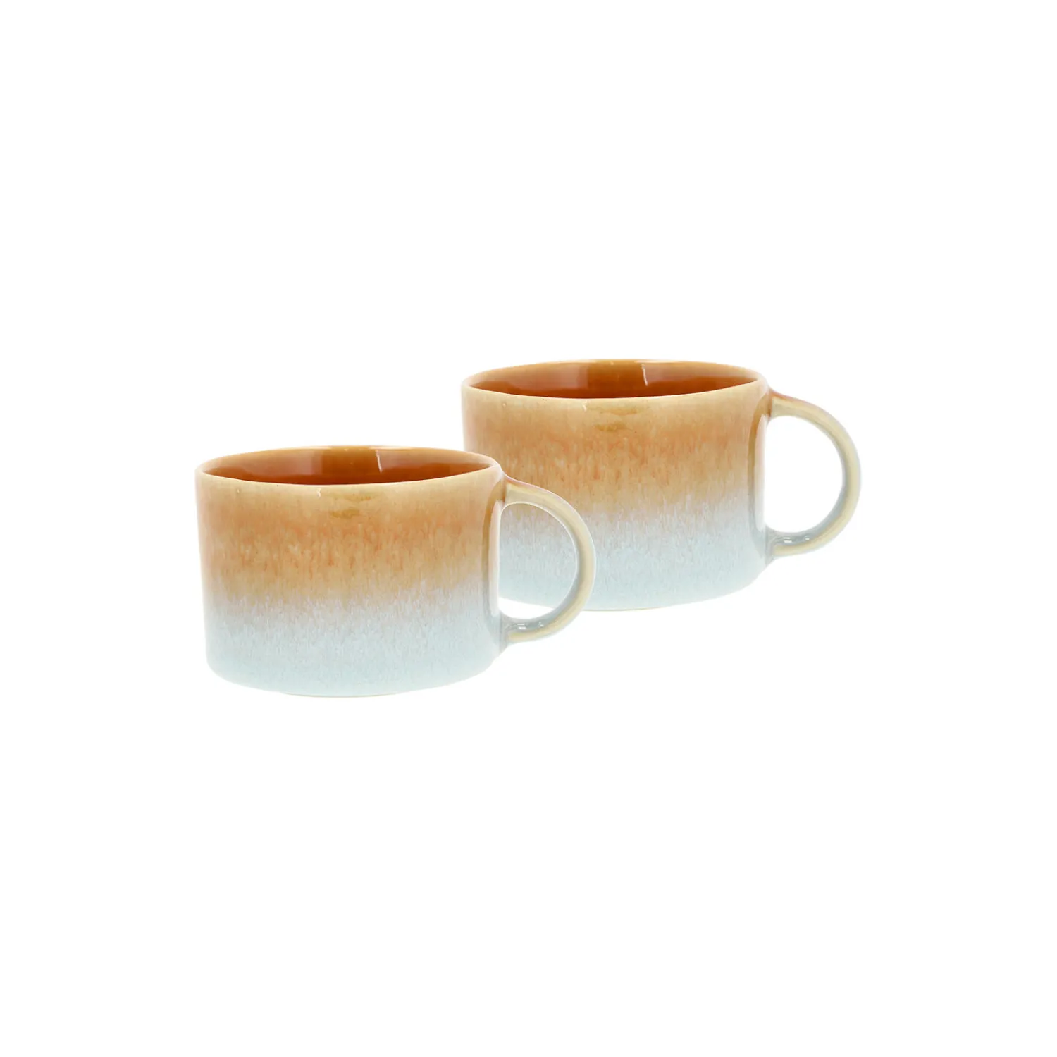 Villa Collection Kopper & Krus * Styles krus med hank 2 stk., blå/amber