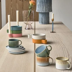 Villa Collection Kopper & Krus * Styles krus med hank 2 stk., blå/amber
