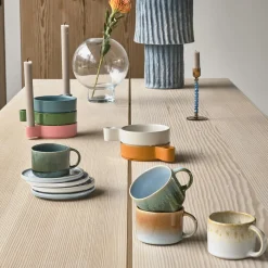 Villa Collection Kopper & Krus * Styles krus med hank 2 stk., grøn/blå